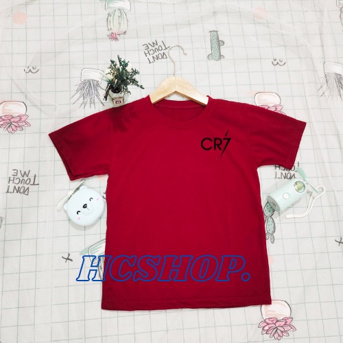 Kaos Anak CR7 Laki Laki Perempuan Usia 2-16th Unisex Cowok Cewek