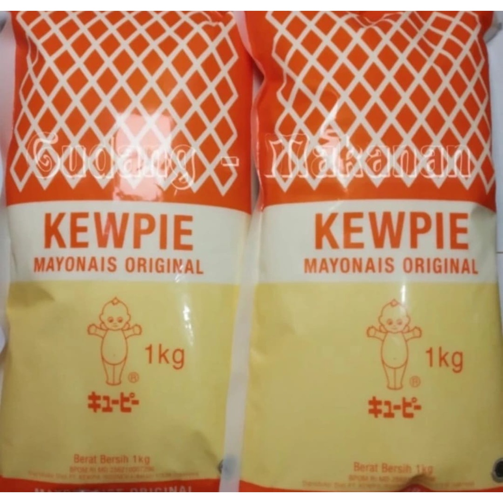 Kewpie Original Mayonnaise 1 kg (KARTONAN isi 6kg)