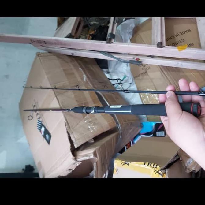 Kuat joran abu garcia blackmax bmax 602 joran carbon spinning 7 ring MURAH