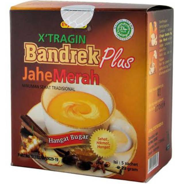 

Xtragin Bandrek Plus Jahe Merah 5x23gr