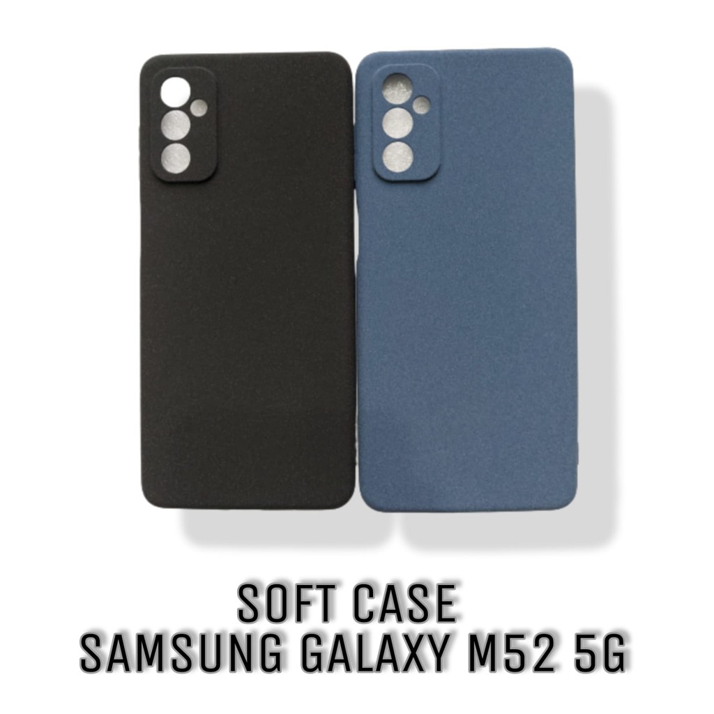 Case Samasung Galaxy M52 5G Soft Case Matte Sandstone Ultra Thin Casing Handohone