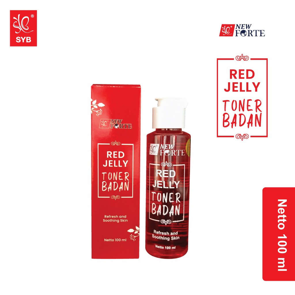 BEST SELLER &amp; VIRAL - SYB Forte Red Jelly Toner Badan