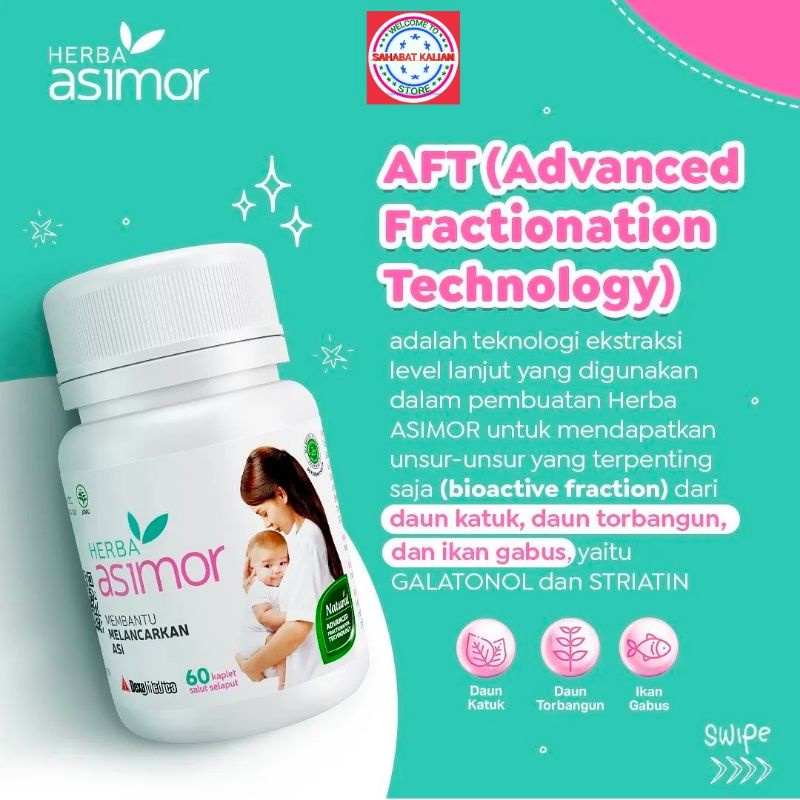 HERBA ASIMOR PELANCAR ASI 30 CAPSUL DAN 60 CAPSUL