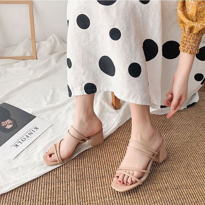 JSHA 12 (SIZE 36-40) RISCE SANDAL HEELS IMPORT WANITA CEWEK PEREMPUAN JAKARTA BATAM