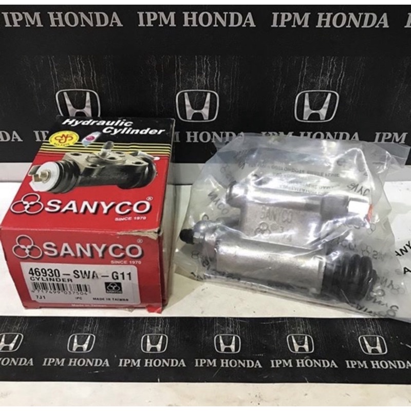 46930 SWA Nissin Japan / Sanyco Taiwan CO assy Clutch Slave Cylinder Master Kopling Bawah Honda Accord CP2 2008-2012 CRV GEN 3 RE RE1 RE3 2007 2008 2009 2010 2011 2012 CRV GEN 4 RM RM1 RM3 2013 2014 2015 2016 2017
