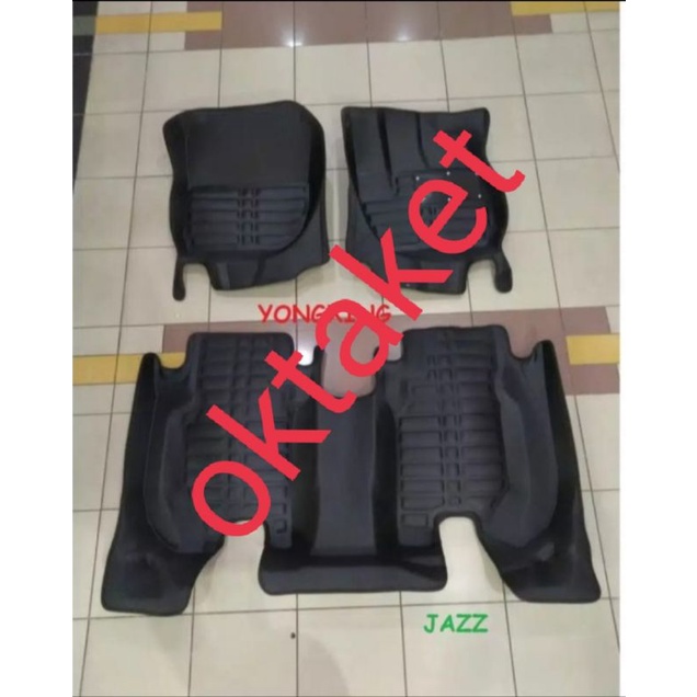 karpet mobil 5D premium honda Jazz 2012-2019 2 baris