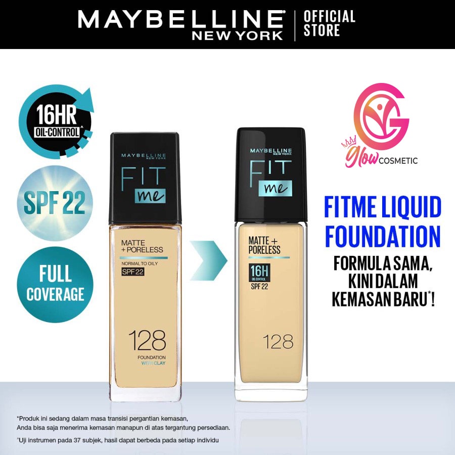 MAYBELLINE FIT ME MATTE + PORELESS 16 H OIL CONTROL SPF22 (30ML)