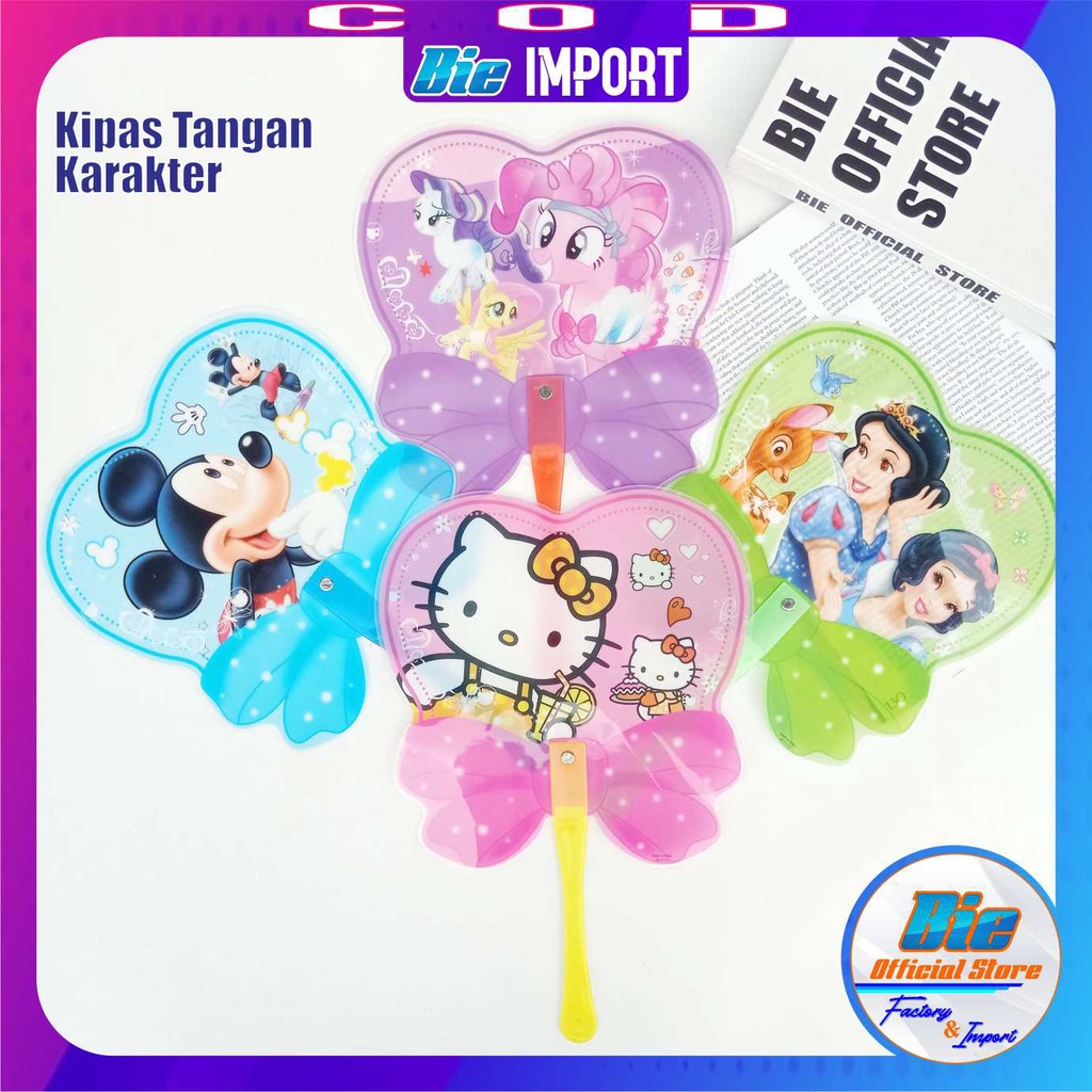 Kipas Tangan Karakter Cute Impor Best Seller