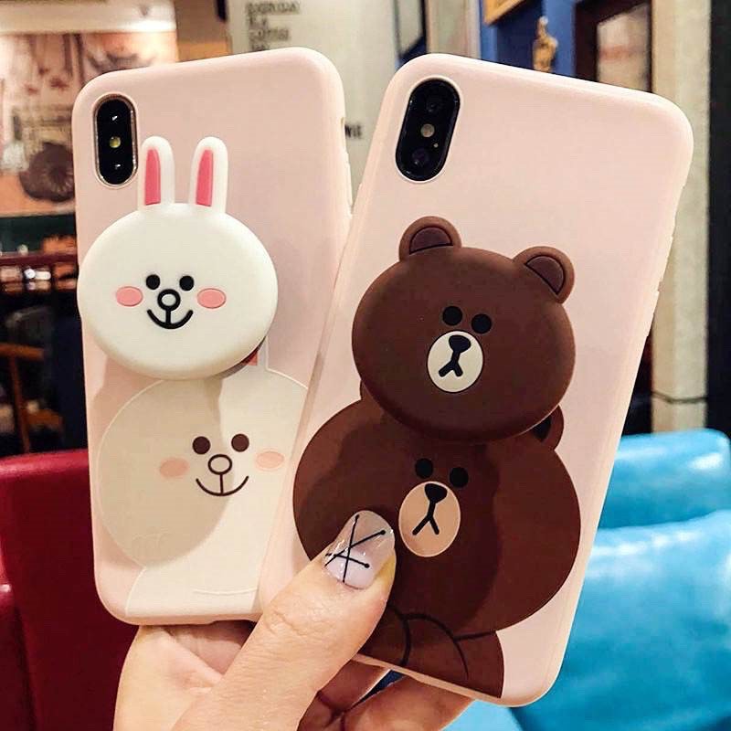 3D POP SOCKET KARAKTER LUCU HAND PHONE ANDROID IPHONE