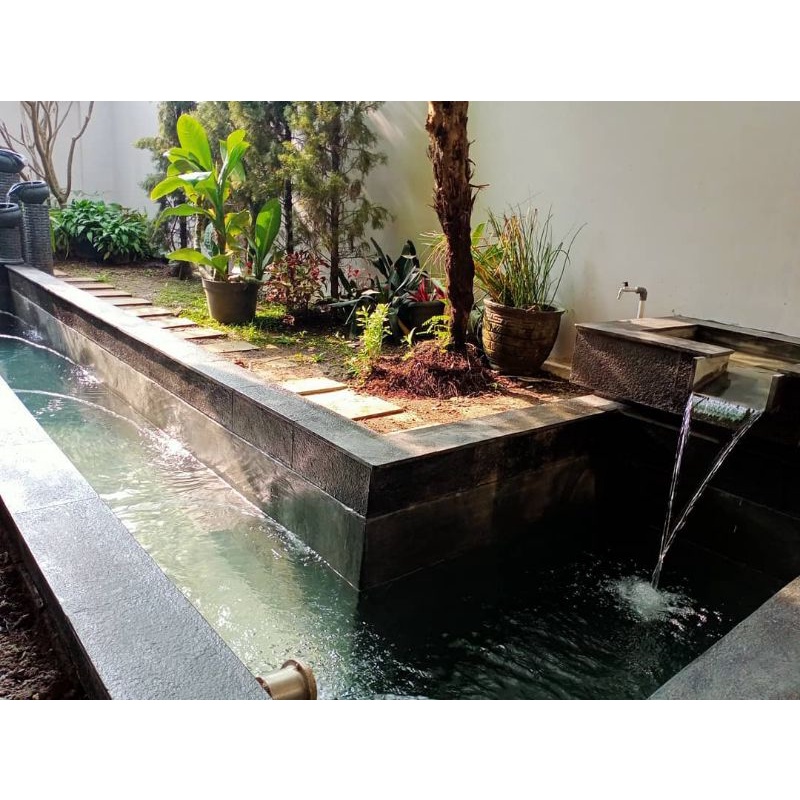kolam ikan sedehana - jasa pembuatan kolam - kolam minimalis sederhana MURAH - KOLAM MURAH