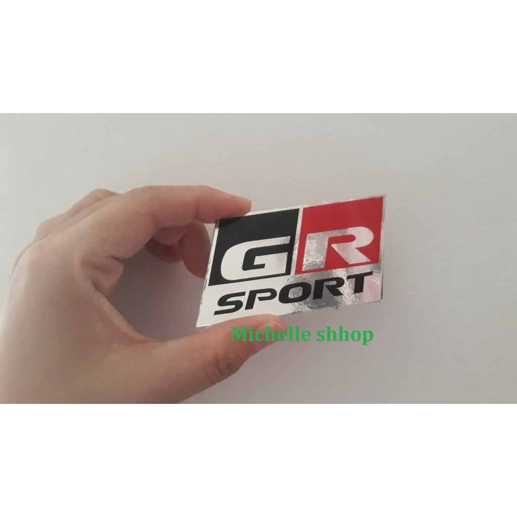 Emblem Stiker GR Sport Rush Raize Agya Fortuner 2021