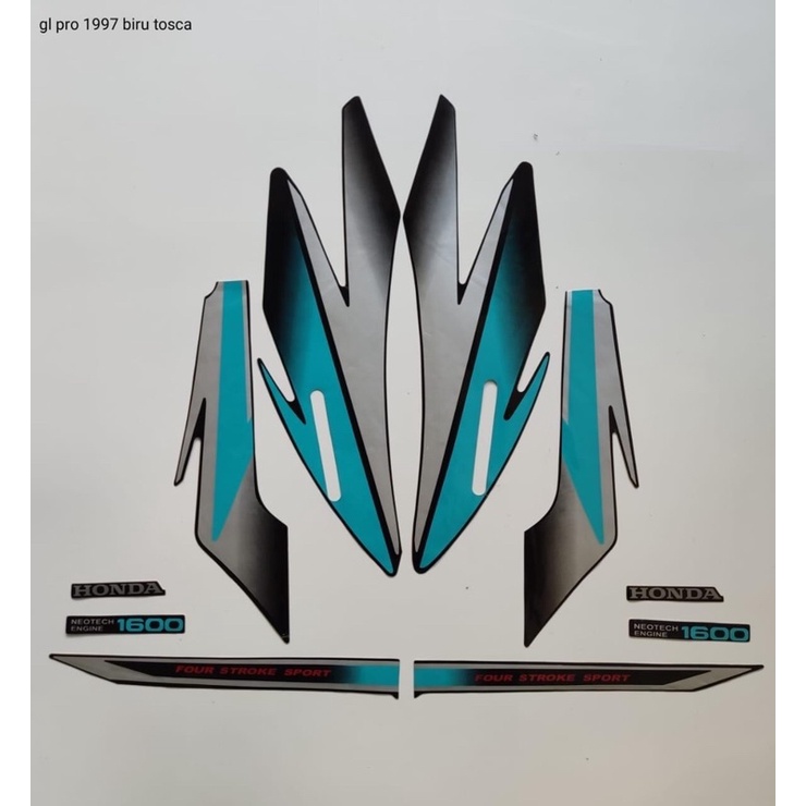 striping Gl pro 1996 biru / tosca / stiker sticker lis les Gl pro 1996 biru tosca