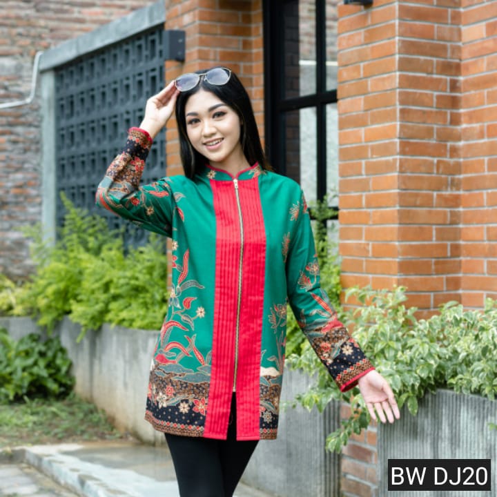 blouse batik wanita kekinian | blouse batik wanita lengan 3/4 | blouse batik wanita modern 2021 knto
