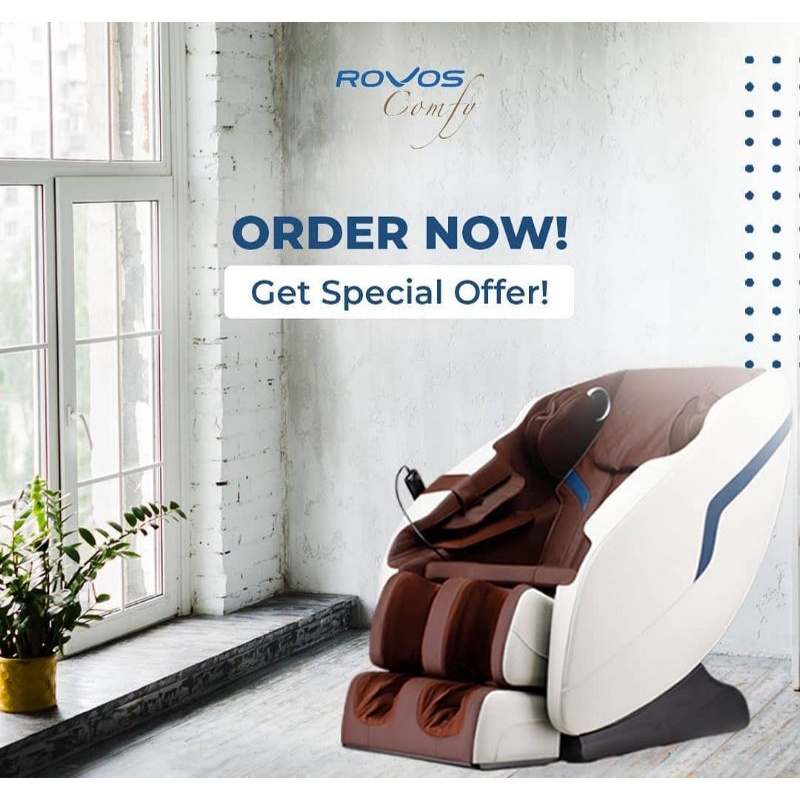 best price kursi pijat rovos comfy r311 massage chair coffee beige bukan merk advance galaxy