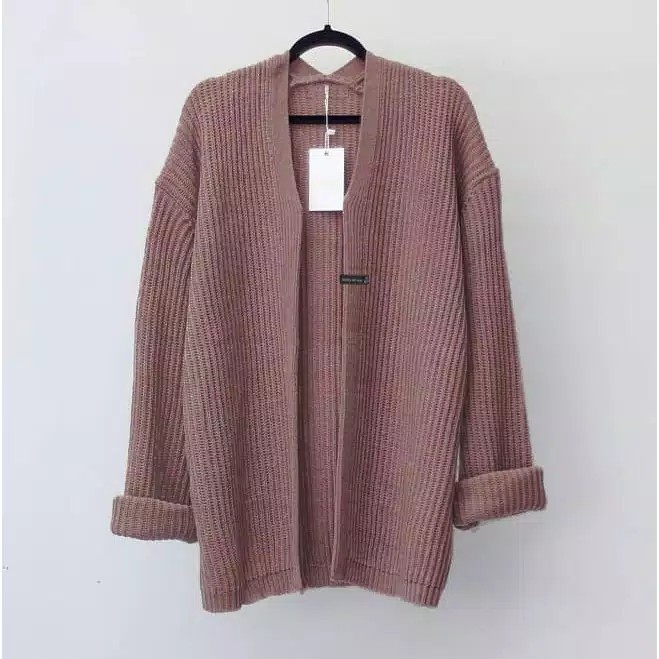 cardigan breska,cardigan GPS,cardigan rajut,kardigan rajut-Burgundy