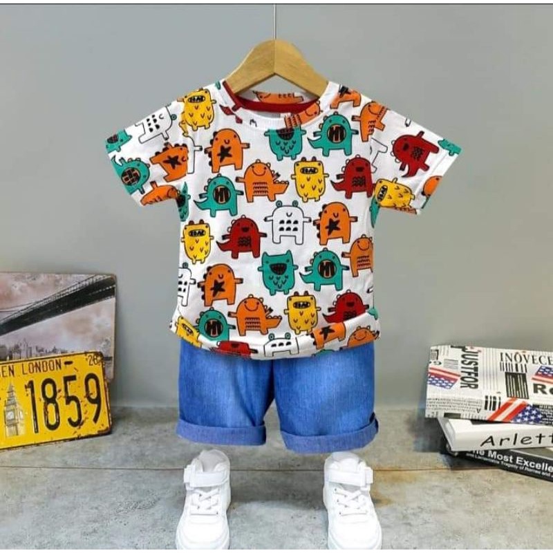 set aison jeans anak cowok