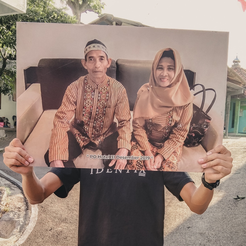 Wall Decor Jumbo Cetak Foto Custom MDF 40x60