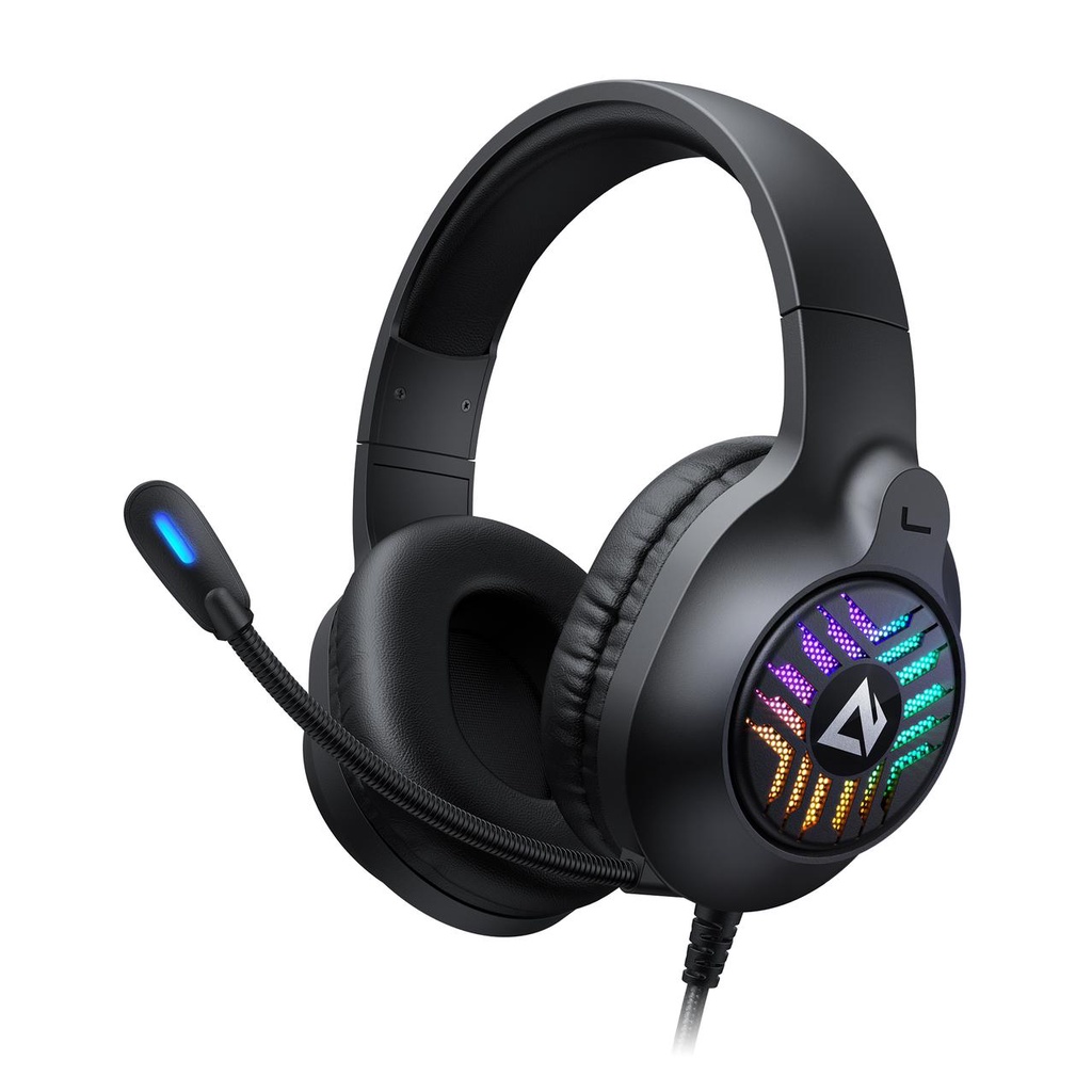 Aukey Headphone Gaming Over Ear RGB with Mic - 500873 - GH-X1