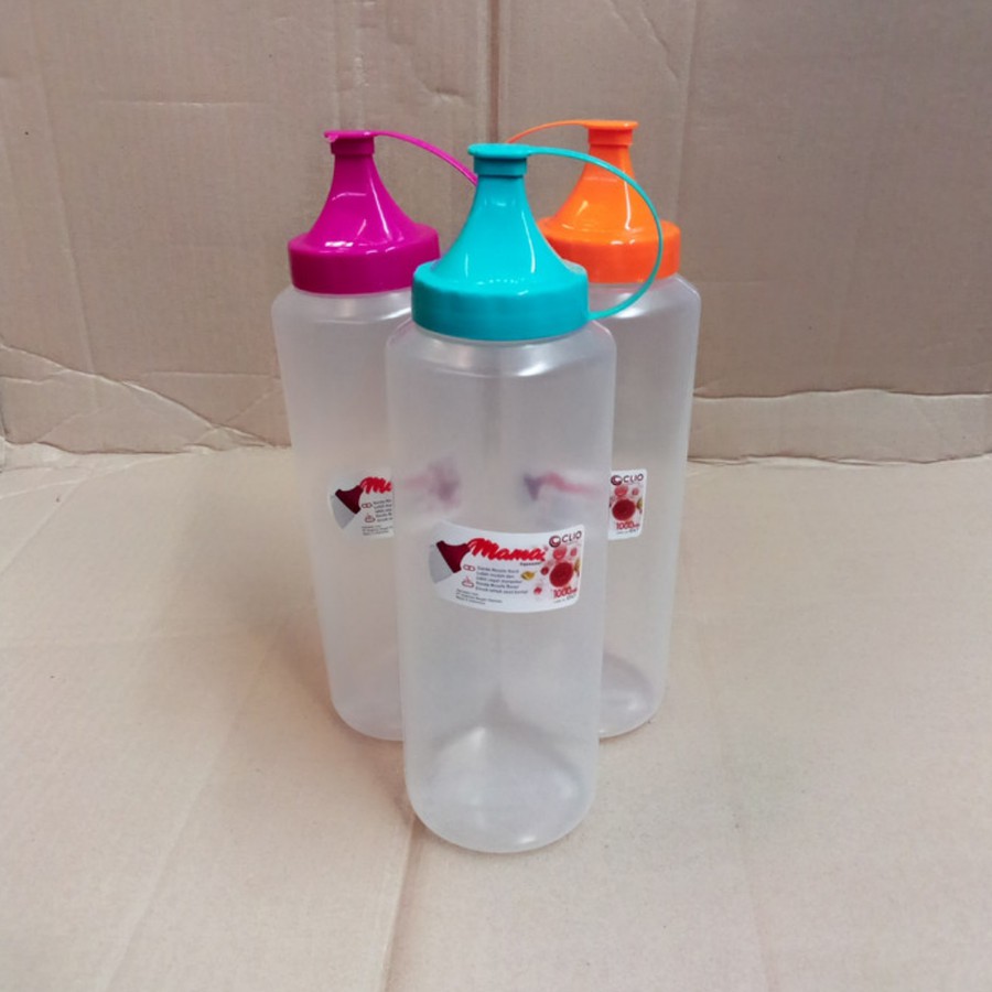 botol kecap 1 liter/botol saos /tempat saos /kecap gede