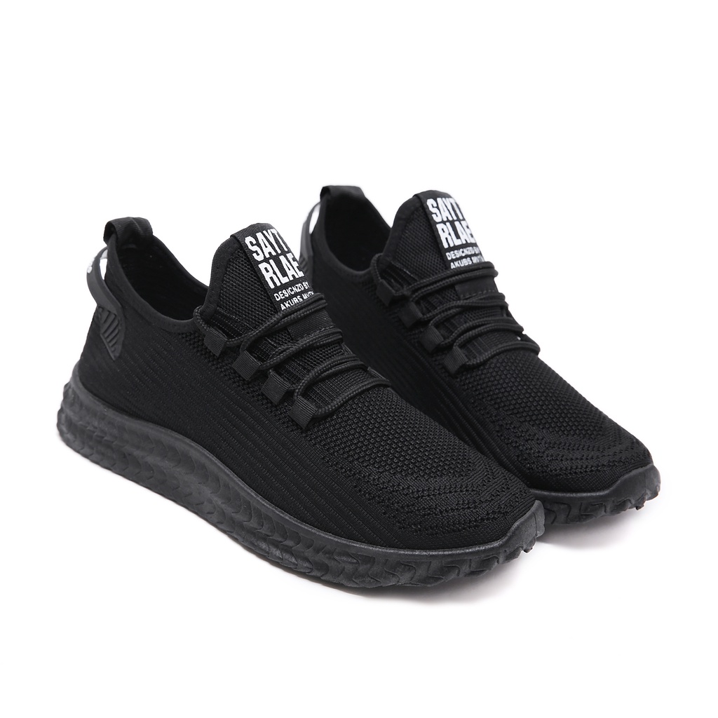 PVN Tiger Sepatu Pria Sneakers Import Sepatu Olahraga Kasual Shoes 449-Black/Black