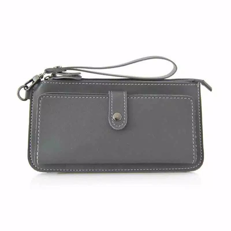 Alibaba1688 Dompet Wanita Mode Multifungsi/Dompet Panjang Resleting