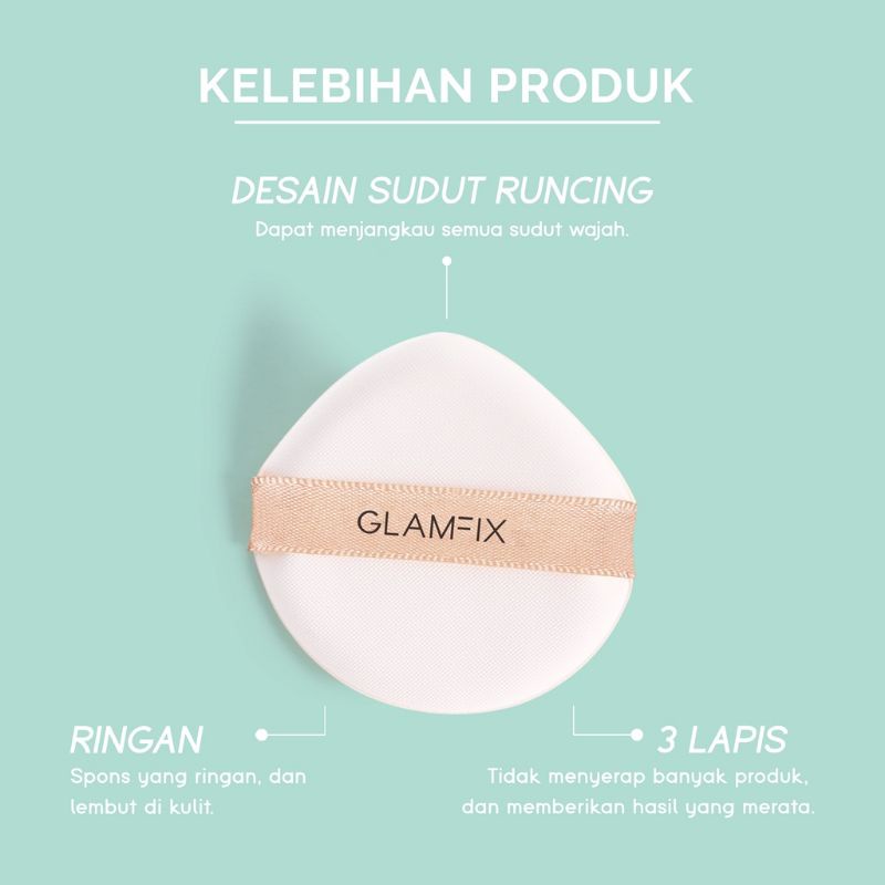 Glam Fix Professional Aircushion Puff / Cotton Candy Puff / Spons Make Up Glam Fix