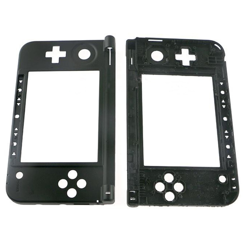 Btsg Untuk Reparasi Konsol Game 3DSXL 3DS XL Tengah Frame Plastik Untuk Shell Hitam Putih