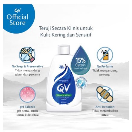 QV Gentle Wash 250ml [PROMO PACK]