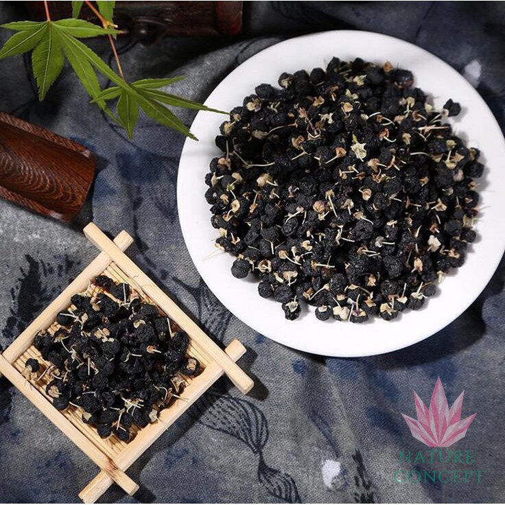 Wild Black Goji Berry Kici Guo Qi Jiu Ji Wolf Berry Hitam kualitas Premium Organic 500 gr