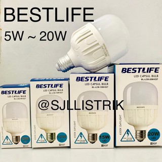 E27 BESTLIFE 5 / 10 / 15 / 20 WATT TABUNG LED BULB LAMPU KAPSUL MITSUYAMA / ROLINSON 5W 10W 15W 20W