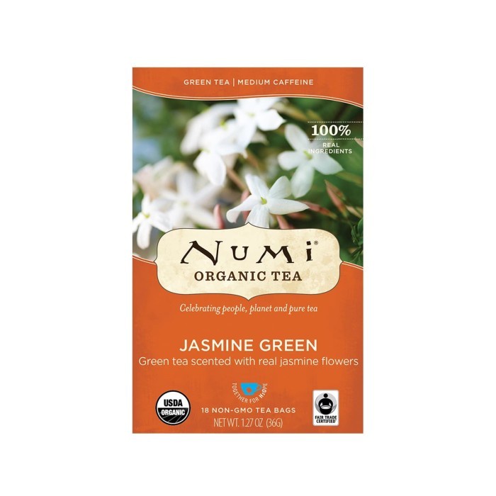 

NUMI Organic Jasmine Green Tea Bags 36gr- Teh Organik - Non GMO