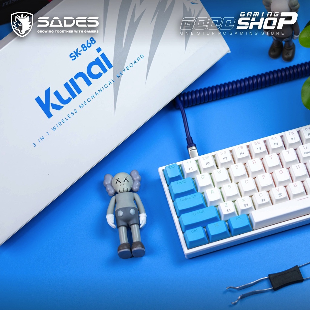 Sades Kunai 3 in 1 Connection Mechanical - Gaming Keyboard