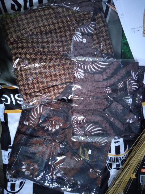 Batik Couple Keluarga Sania Ruffle Ori Ndoro Jowi Dnt Set Lebaran Motif Baru Copel Batik Modern