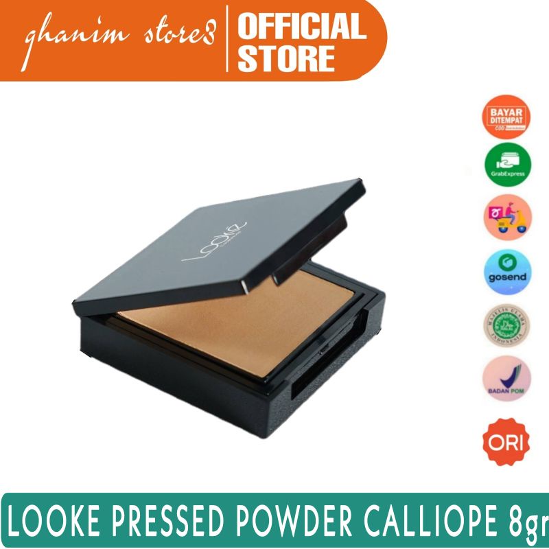 Looke Holy Perfecting Pressed Powder Calliope 8gr Original / Looke Calliope / Looke Cosmetic / Bedak
