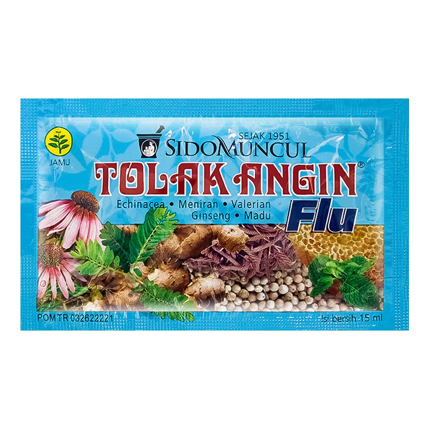 Sidomuncul Tolak Angin Cair Flu (sachet) | Shopee Indonesia