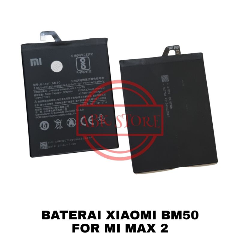 BATRE BATERAI BATTERY XIAOMI MI MAX 2 BM50 ORIGINAL