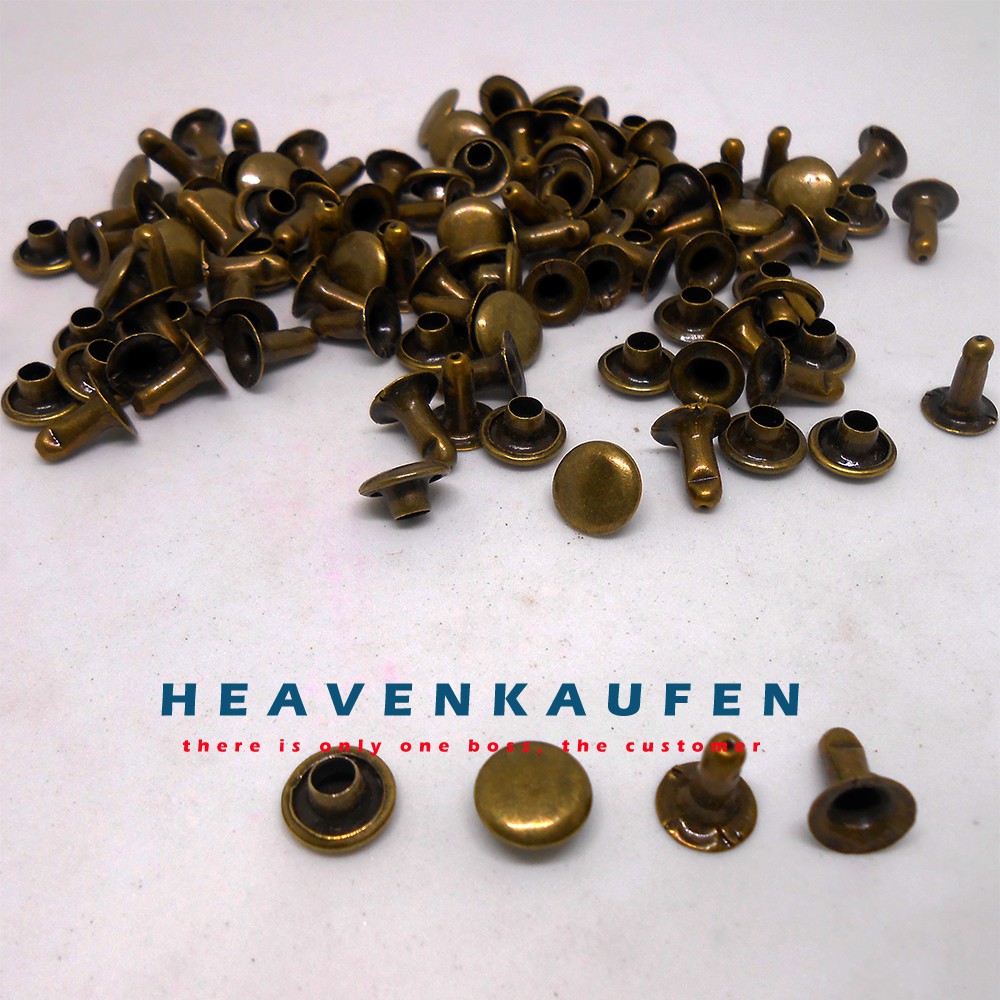 Paku Keling Rivet Centang Gepeng ATG 8 mm Harga Per Pack isi 50 pasang