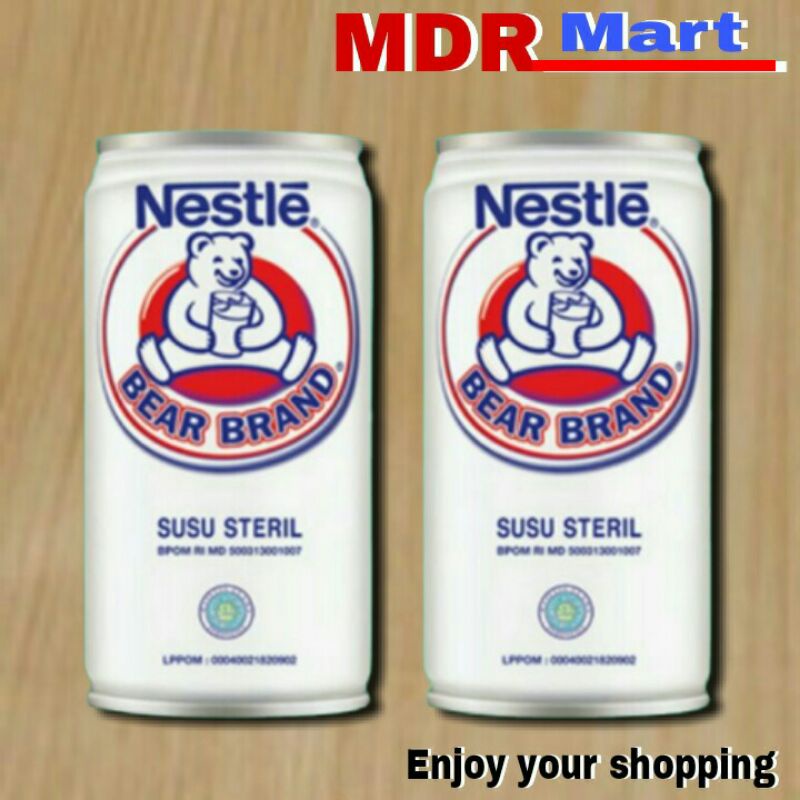 

Bear Brand susu steril kaleng 189 ml