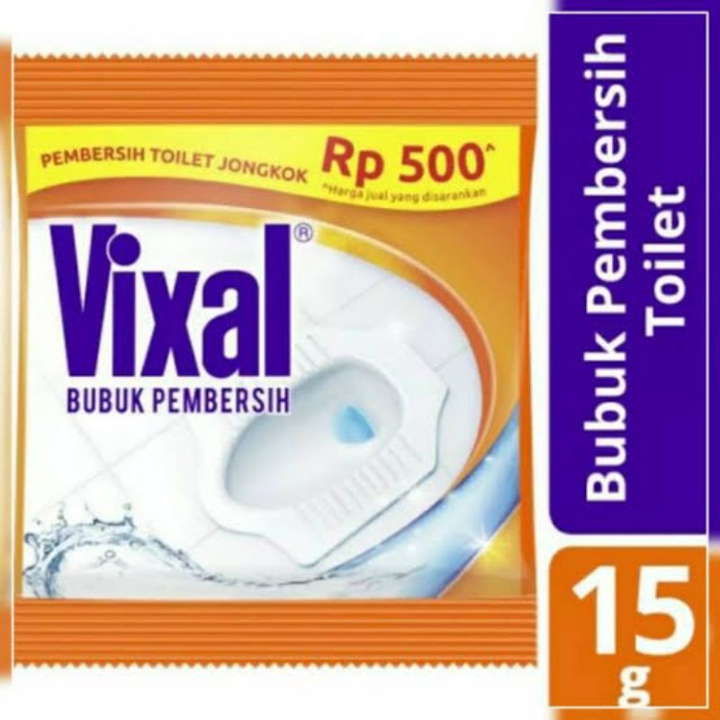 vixal bubuk pembersih toilet sachet 15 gr renceng