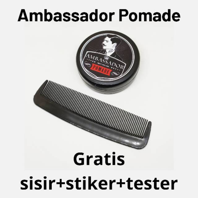 Ambasador Pomade 8 Aroma Oilbase 60gramGrosir Murah Bukan pomade warna waterbase