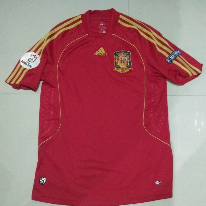 Jersey Spain / Spanyol Adidas Home Euro 2008 Original