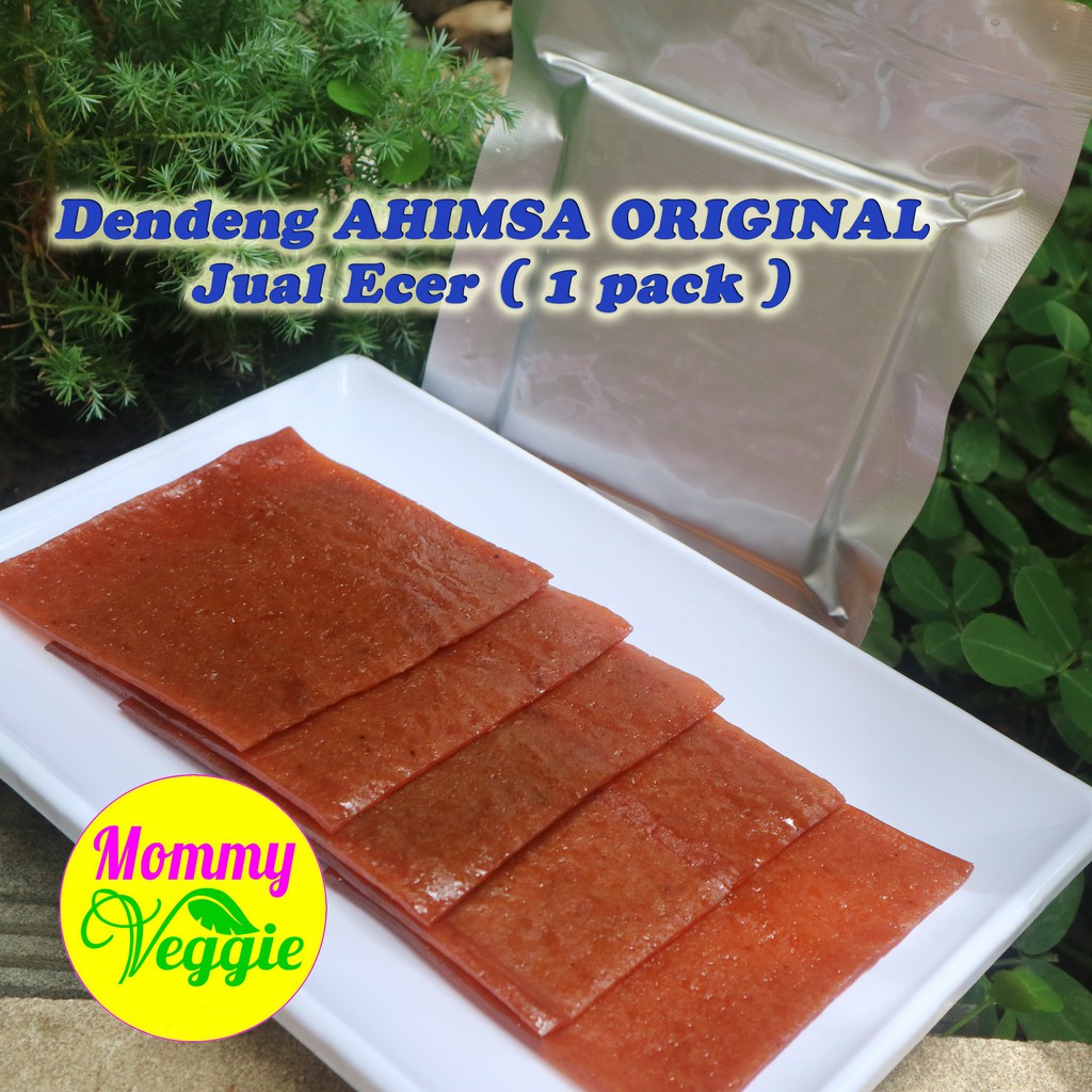 

Dendeng vegetarian | ahimsa | rasa original | jual ecer | 1 pack