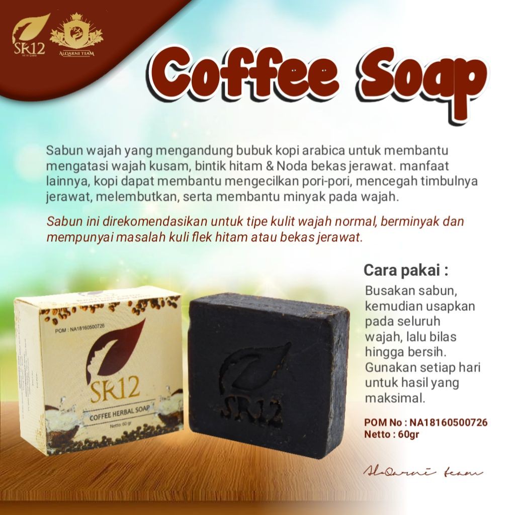 

COFFEE HERBAL SOAP SR12 / SABUN KOPI SR12