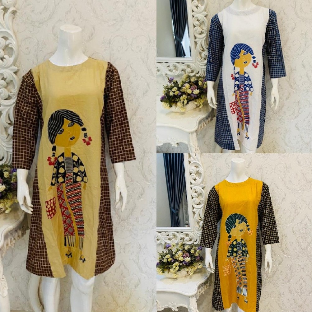 Tunik Bu Tejo 2/Dress/Dress Batik/Terusan/Dres/Dres Batik