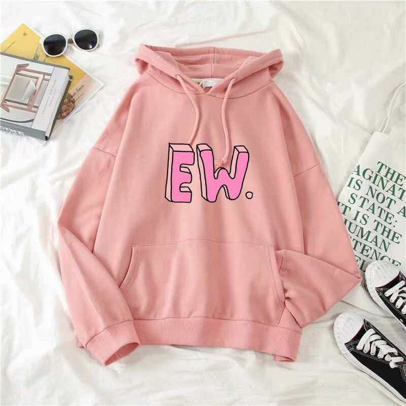 S - XXXXXL(6XL) Hoodie EW Peach Pink Jaket BIGSIZE Jumbo Pria Wanita Jumbo 5XL 4XL 3XL 2XL XL L Cute Jacket Oversize Boy Girls Women Fashion