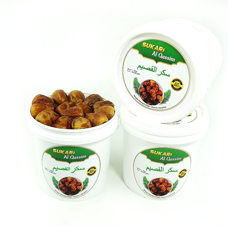 

Kurma Sukari Ember 850gr Al Qossim Original