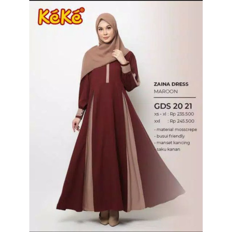 Gamis Keke GDK 2021 size s dan m