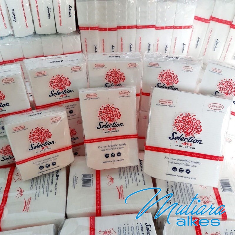 SELECTION - Kapas Wajah / Kapas Pembersih Makeup / Facial Cotton