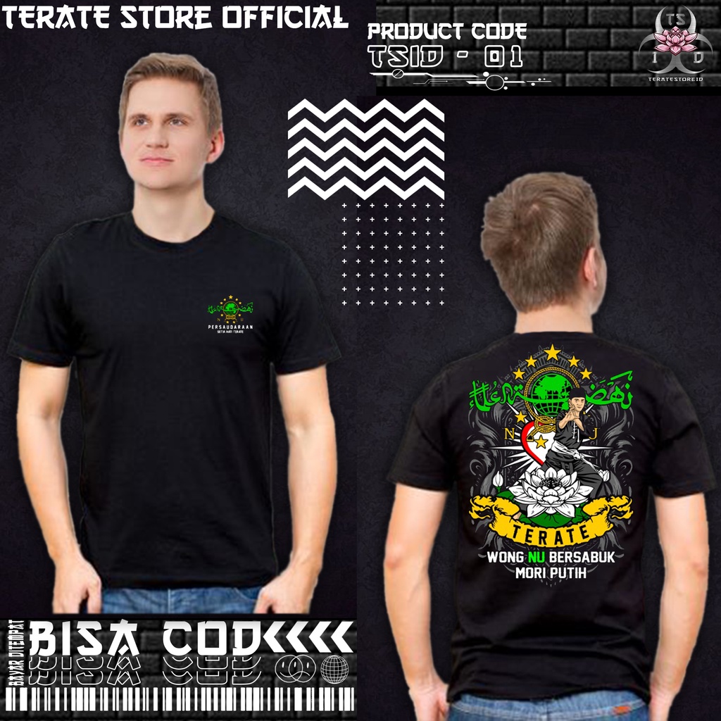 KAOS PSHT WONG NU (KODE TSID-2), (BISA COD) BAHAN DISTRO TERLARIS