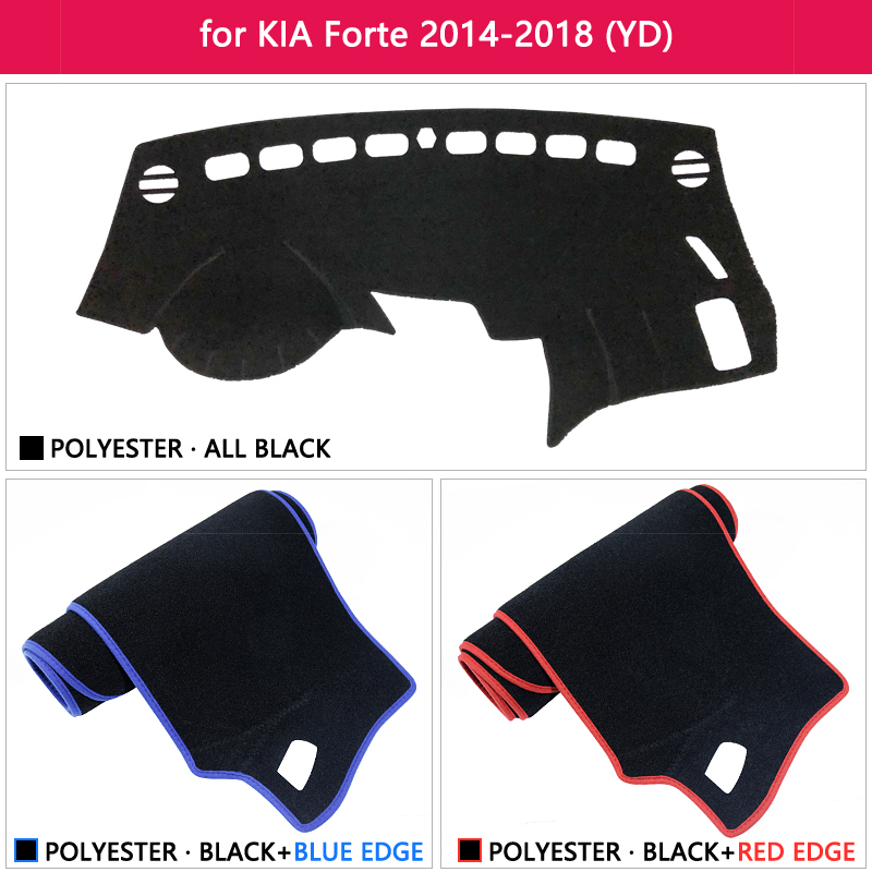 Dashboard Cover Pelindung Pad untuk Kia Forte 2014 2015 2016 2017 2018 Yd Aksesoris Mobil Dash Board Kerai Cerato K3 Vivaro